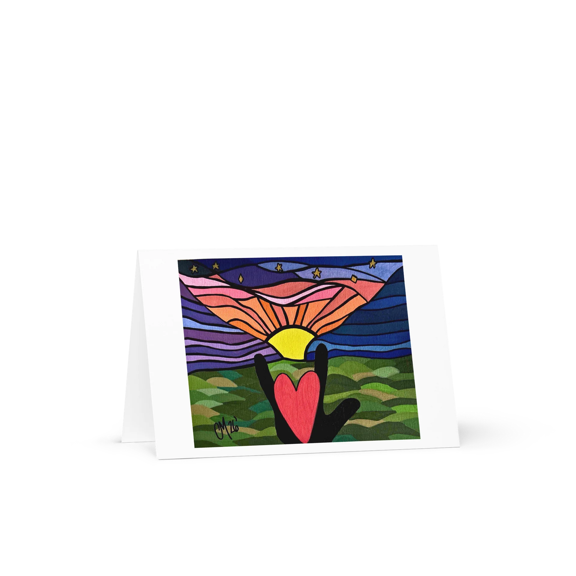 Where My Heart Listened to the Sunset | Card product image (1)