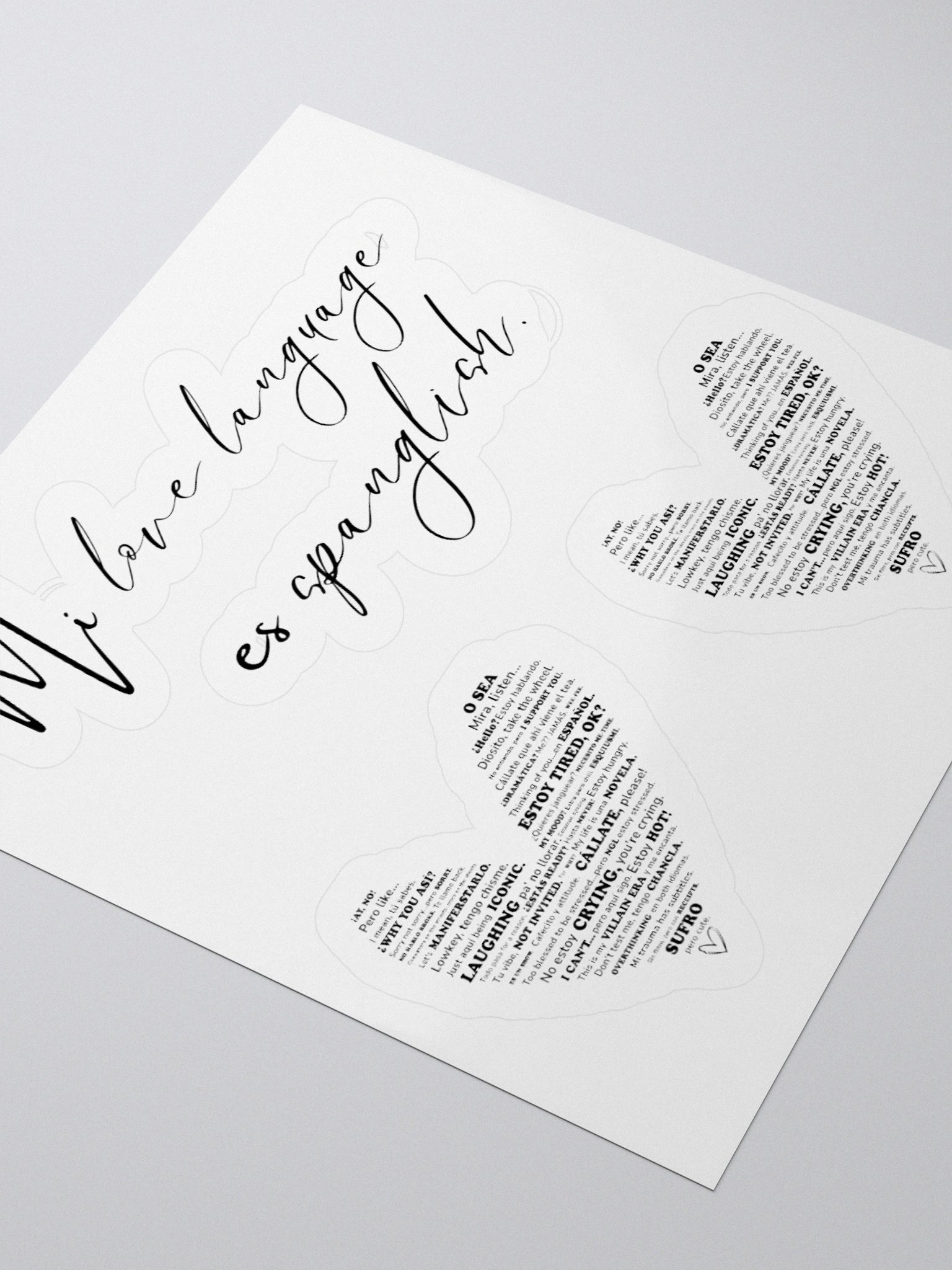 "Spanglish" Duo Sticky product image (5)