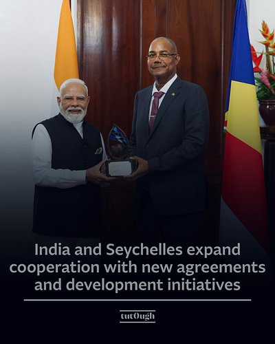 🇮🇳🇸🇨India and Seychelles have agreed to expand cooperation across health, education, digital transformation, renewable energy...