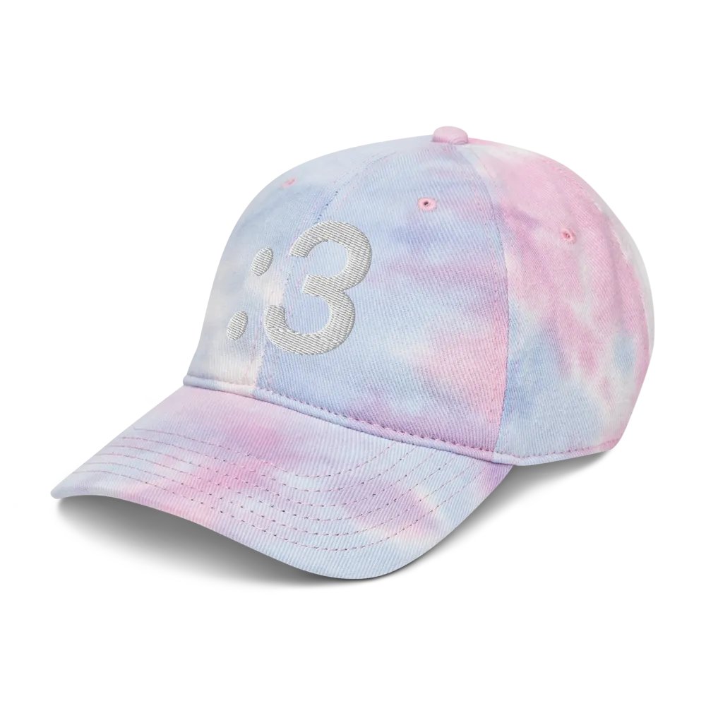 :3 Tie-Dye Dad Hat product image (4)