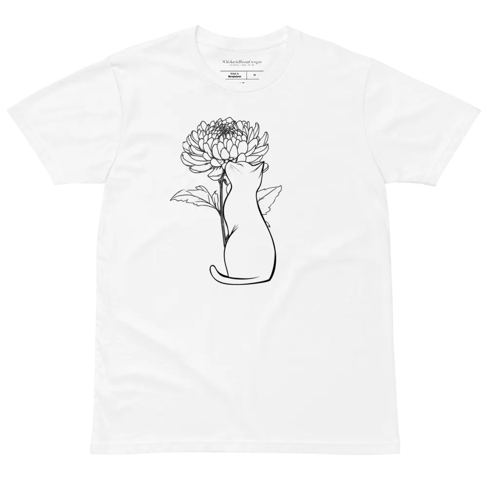 Chrysanthemum Cat Supreme Comfort Crew Neck T-Shirt product image (17)