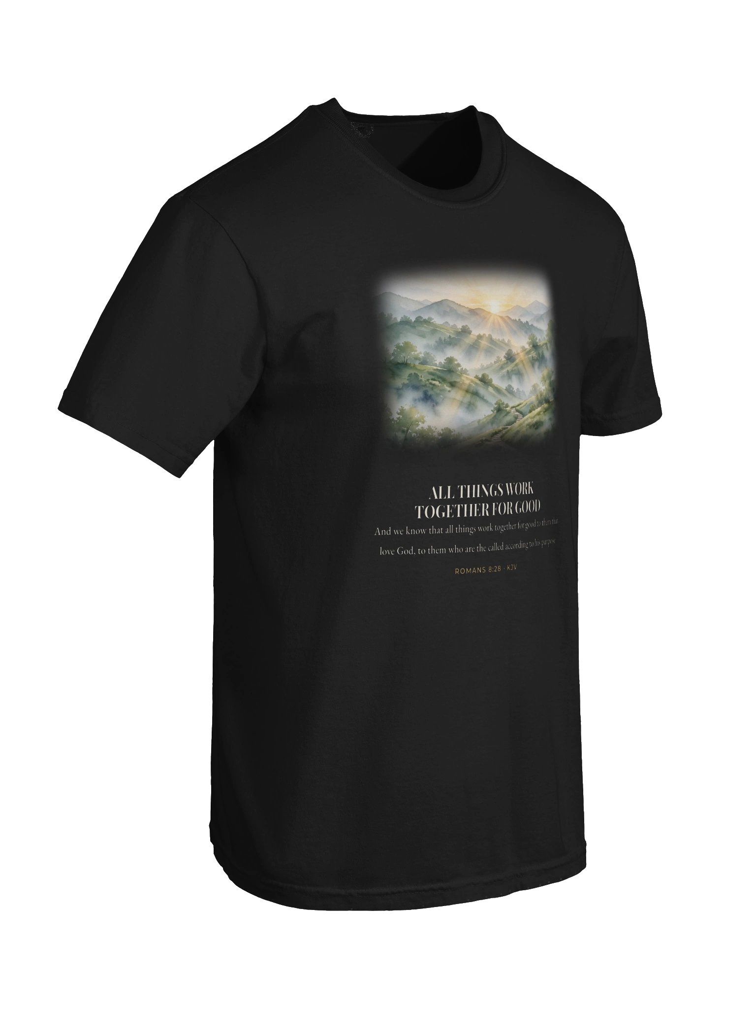 Romans 8:28 Tee — All Things Work Together product image (10)