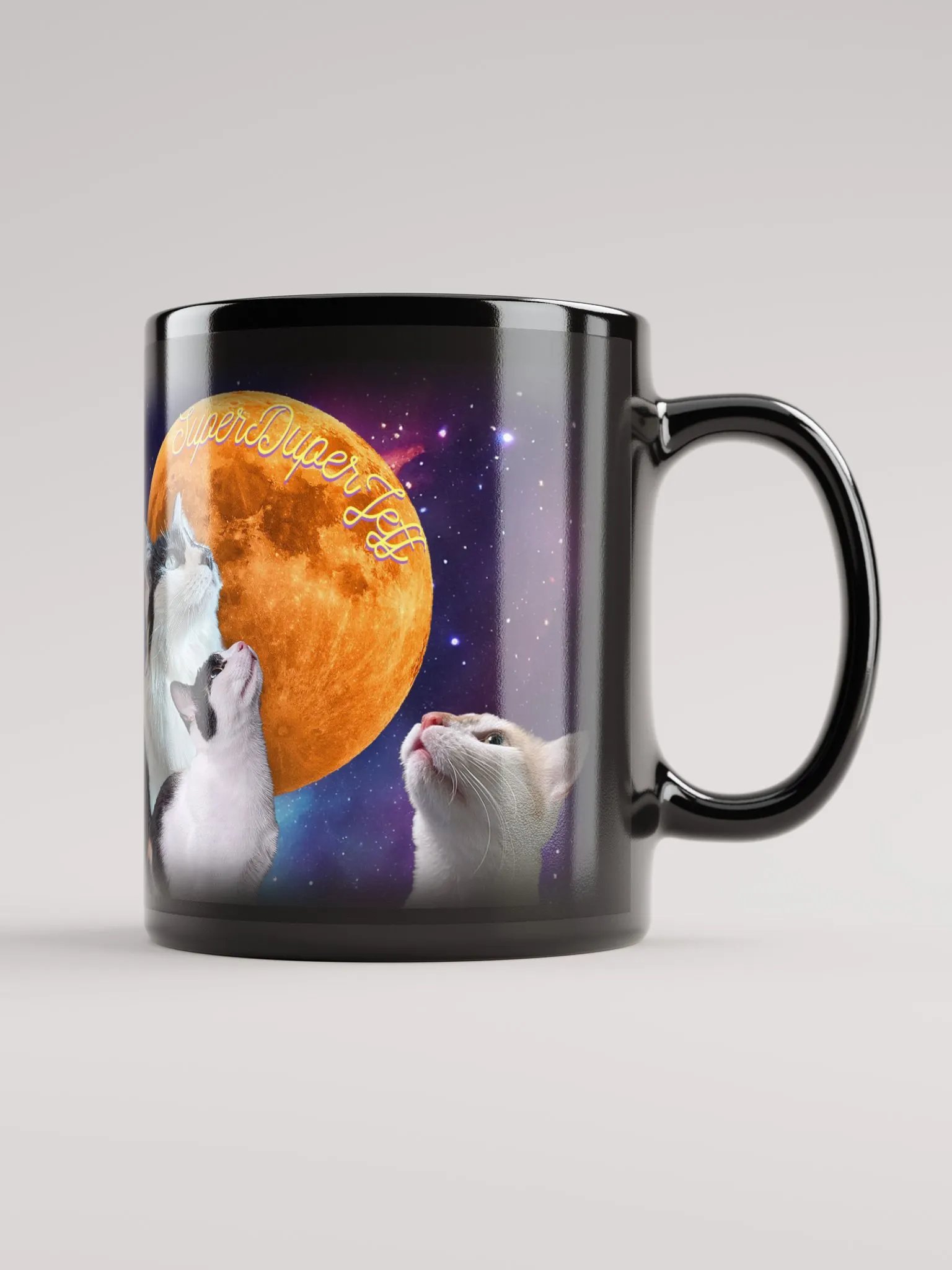 Three Cat Moon Mug product image (2)