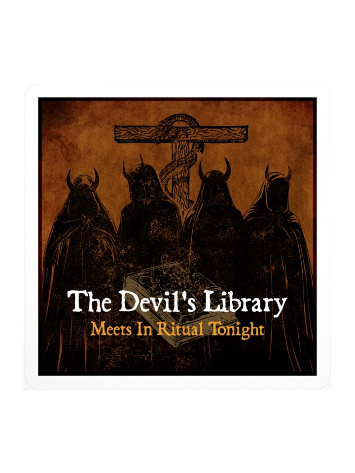 The Devil's Library Ritual Sticker product image (1)