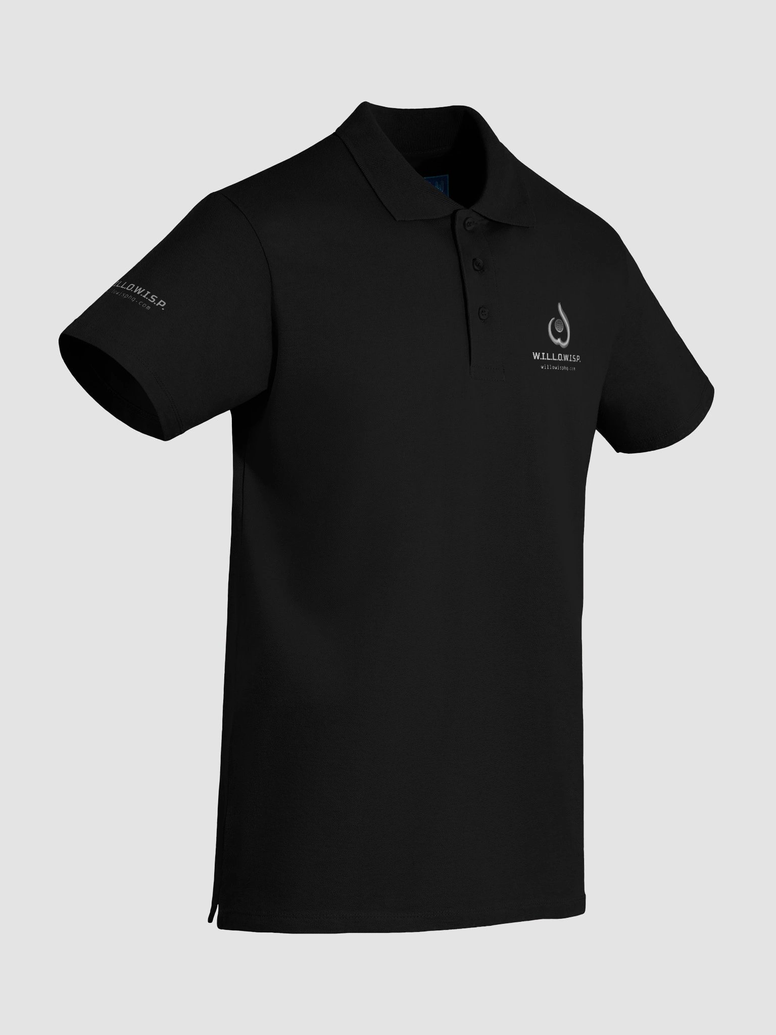 WILLOWISP Grey Polo Tee product image (6)