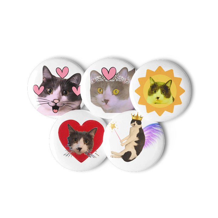 Kiwi the Cat Pin Set product image (3)