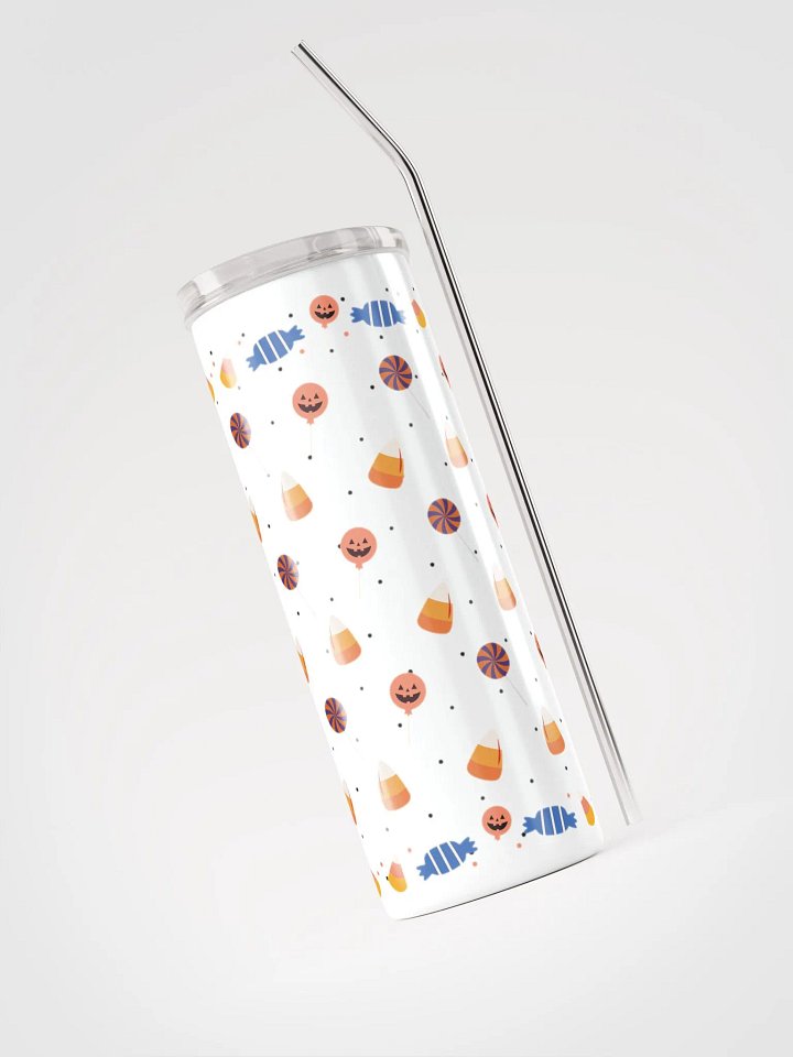 Sweet Halloween Treats: 20 oz Stainless Steel Tumbler – Candy Pattern product image (2)