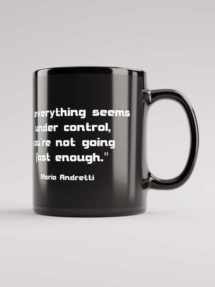 Cool Sheep Black Mug "If everything seems..." product image (1)