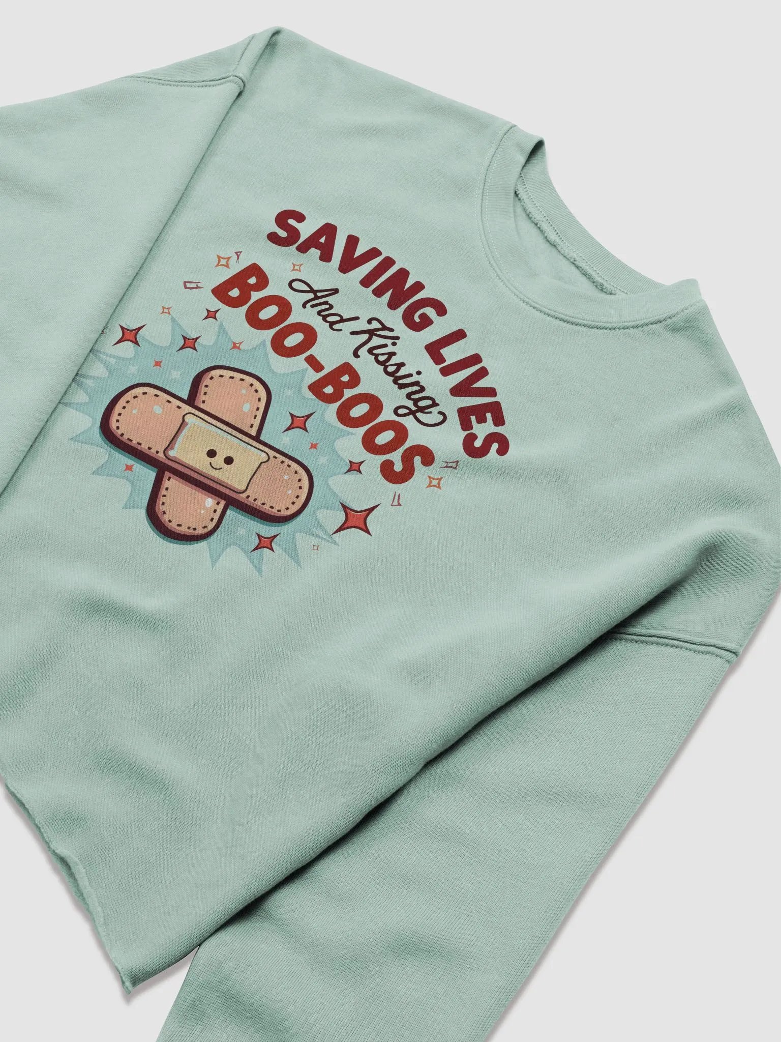 Boo-Boo Savior Crop Sweatshirt product image (9)