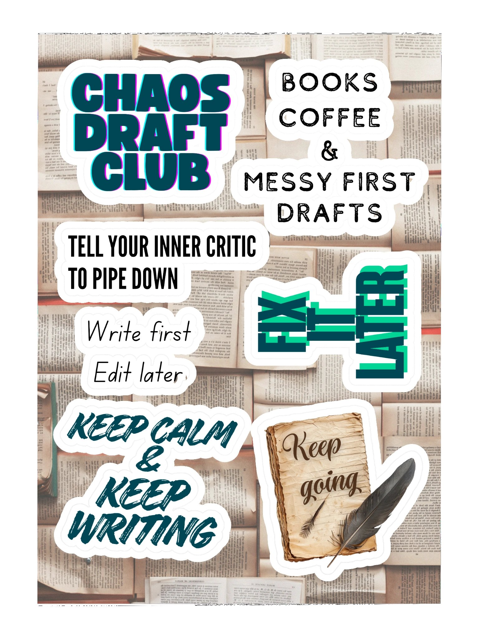 Writing Motivation Sticker Sheet product image (3)