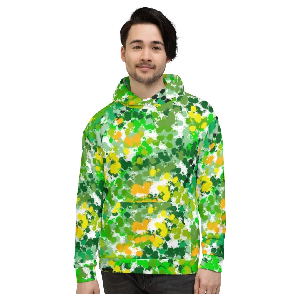 Green Splotches Hoodie product image (3)