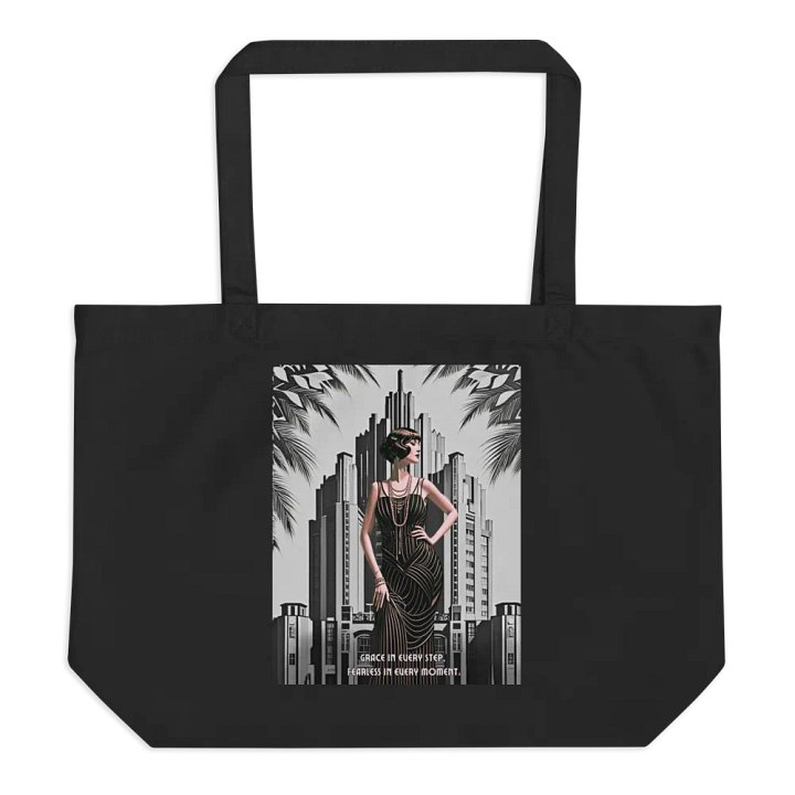 Grace in Every Step. Fearless in Every Moment - Organic Cotton Tote product image (1)