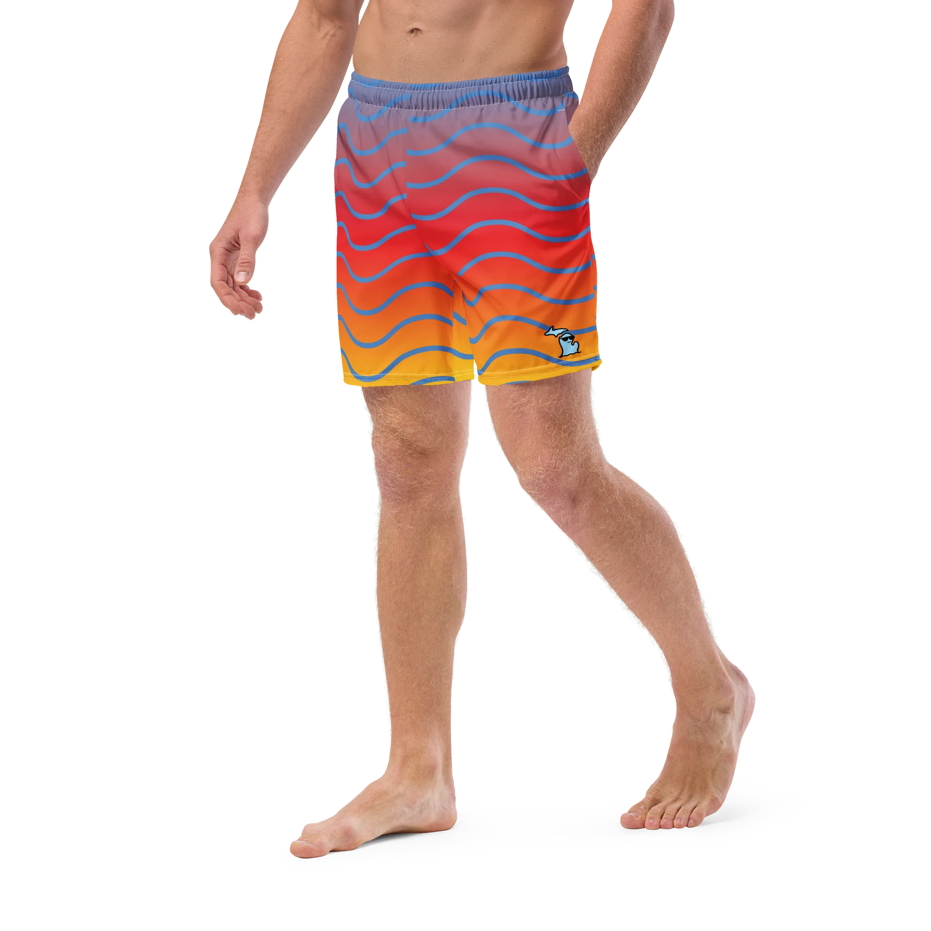 Michigan Waves™ Sunset Swim Trunks product image (4)