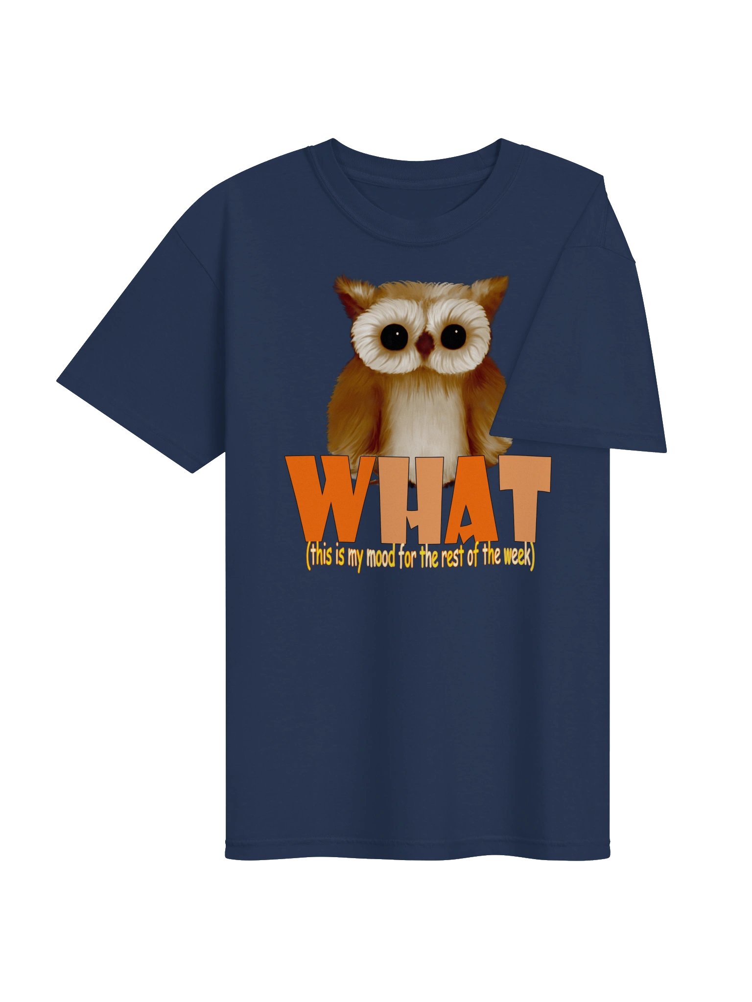 Owl "WHAT" T-Shirt. Men's Comfort Colors Garment-Dyed Heavyweight T-Shirt product image (3)