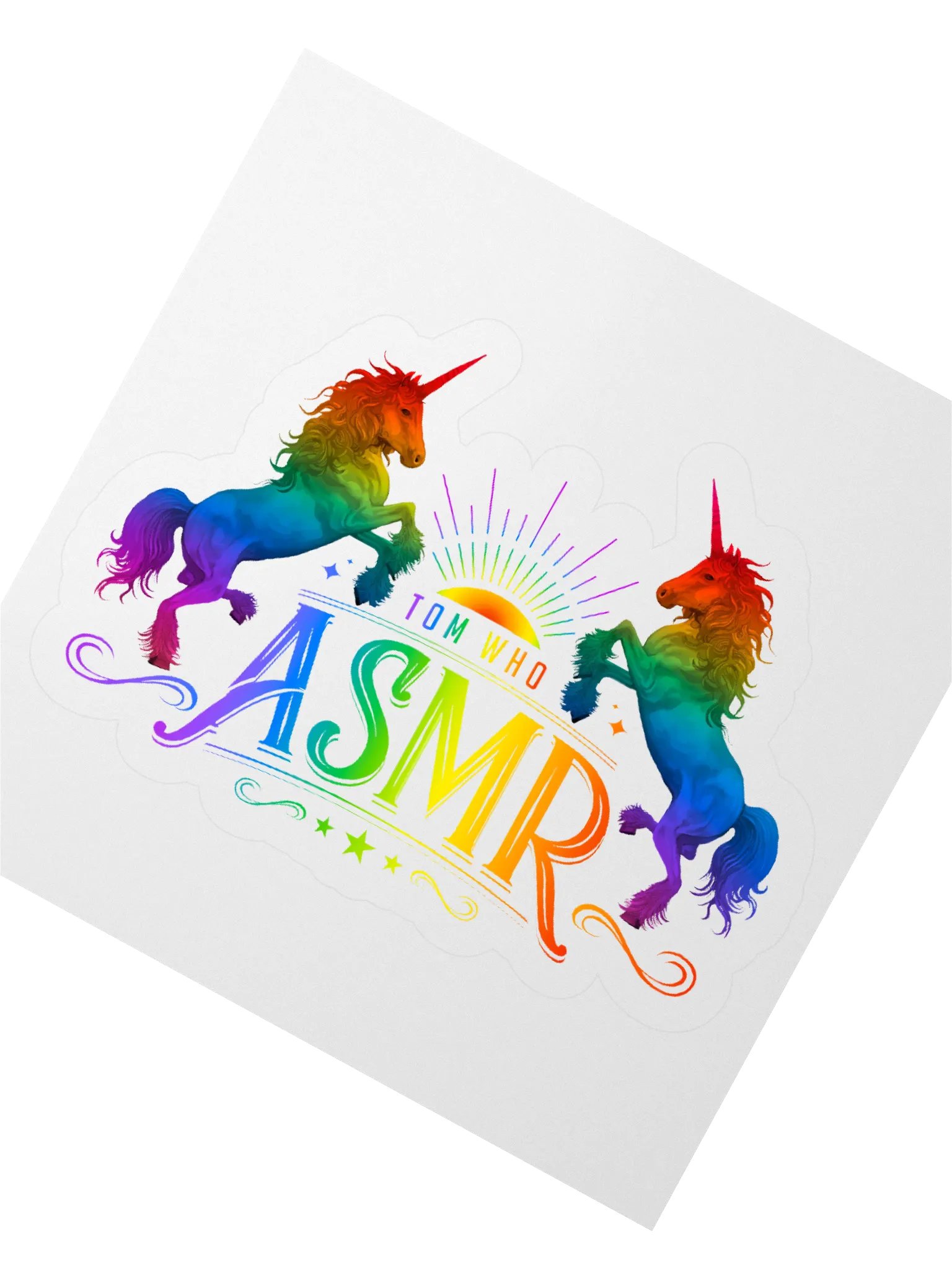 ASMR Unicorns Rainbow / Sticker product image (6)