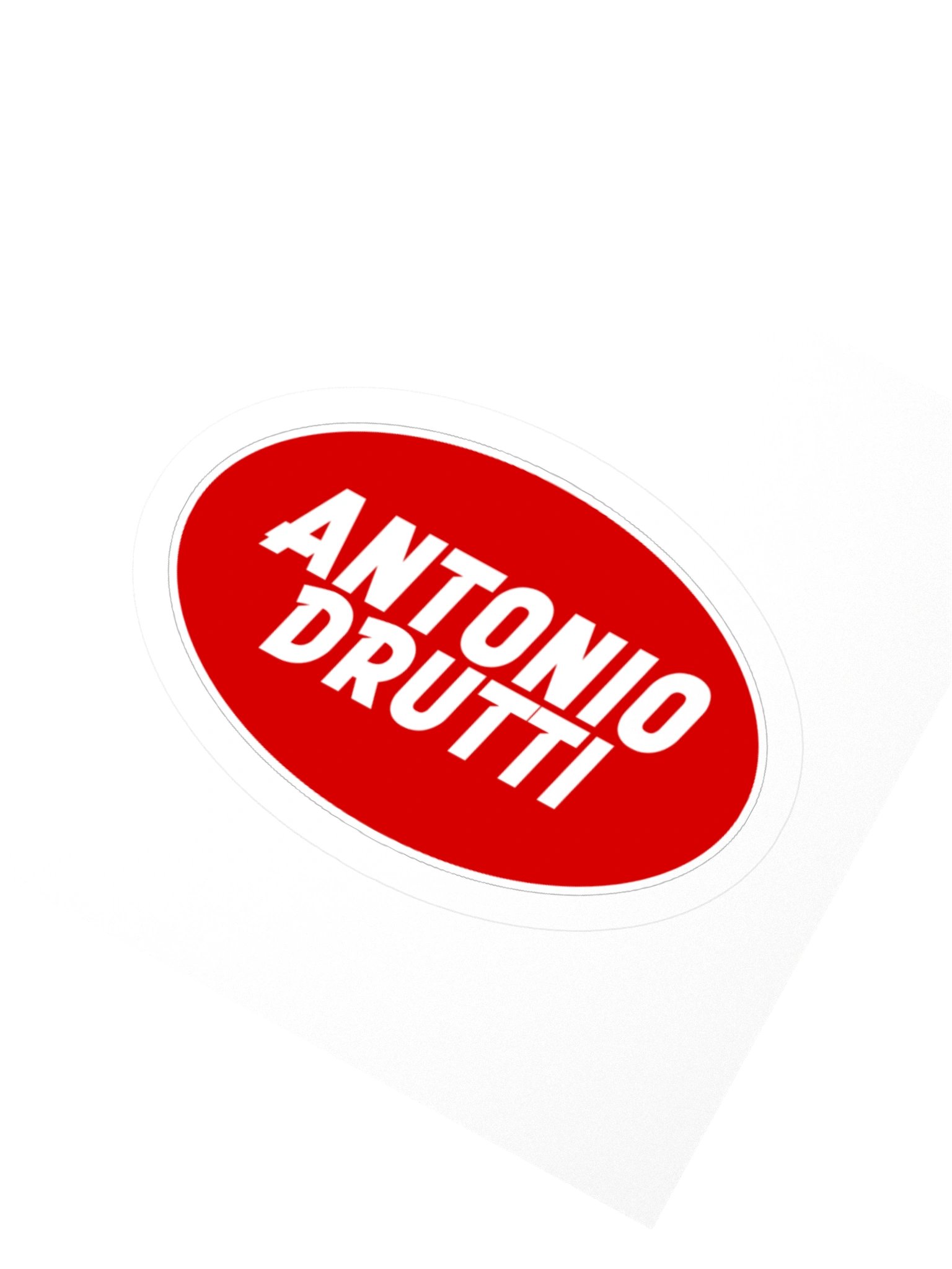 Antonio Drutti LOGO 2025- Sticker Versie 1 product image (7)