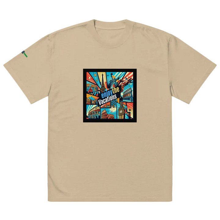 AS Colour Unisex Premium T-Shirt | AI Design explore the world product image (2)