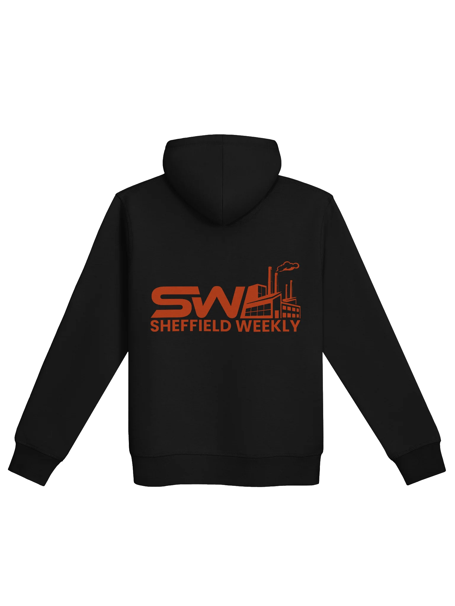 SW Hoodie - Black/Orange (Chest & Back) product image (2)