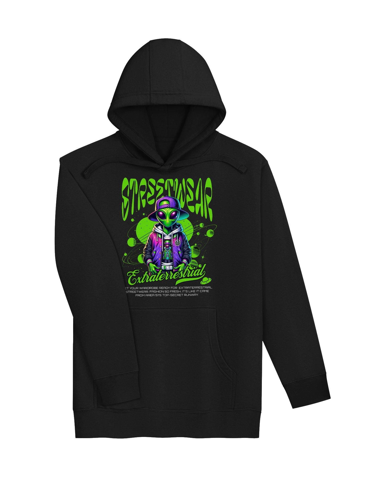 Extraterrestrial Streetwear Hoodie Alien Fashion Entity product image (3)