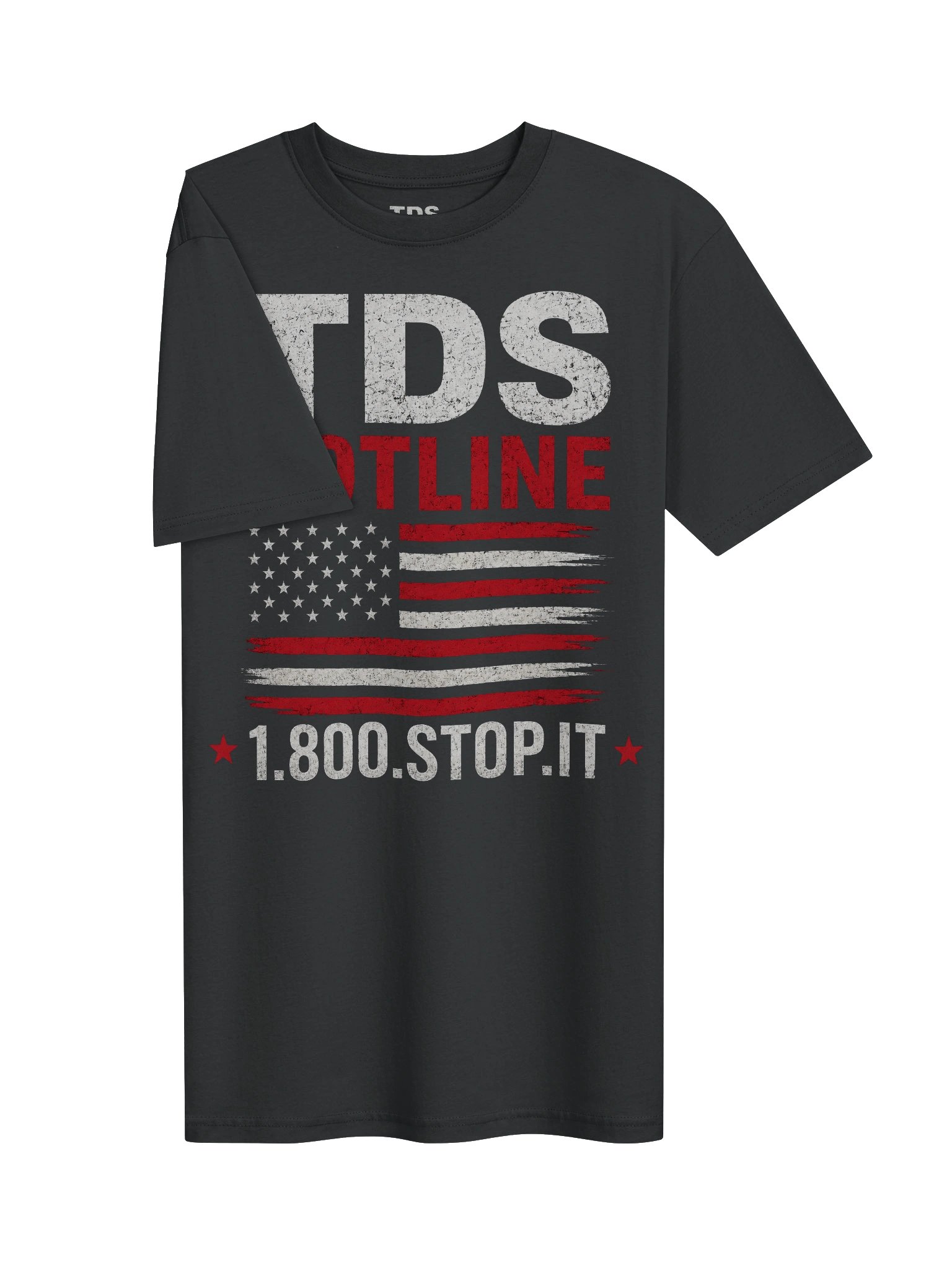 TDS Hotline T-Shirt | Patriotic Humor Graphic Tee product image (3)