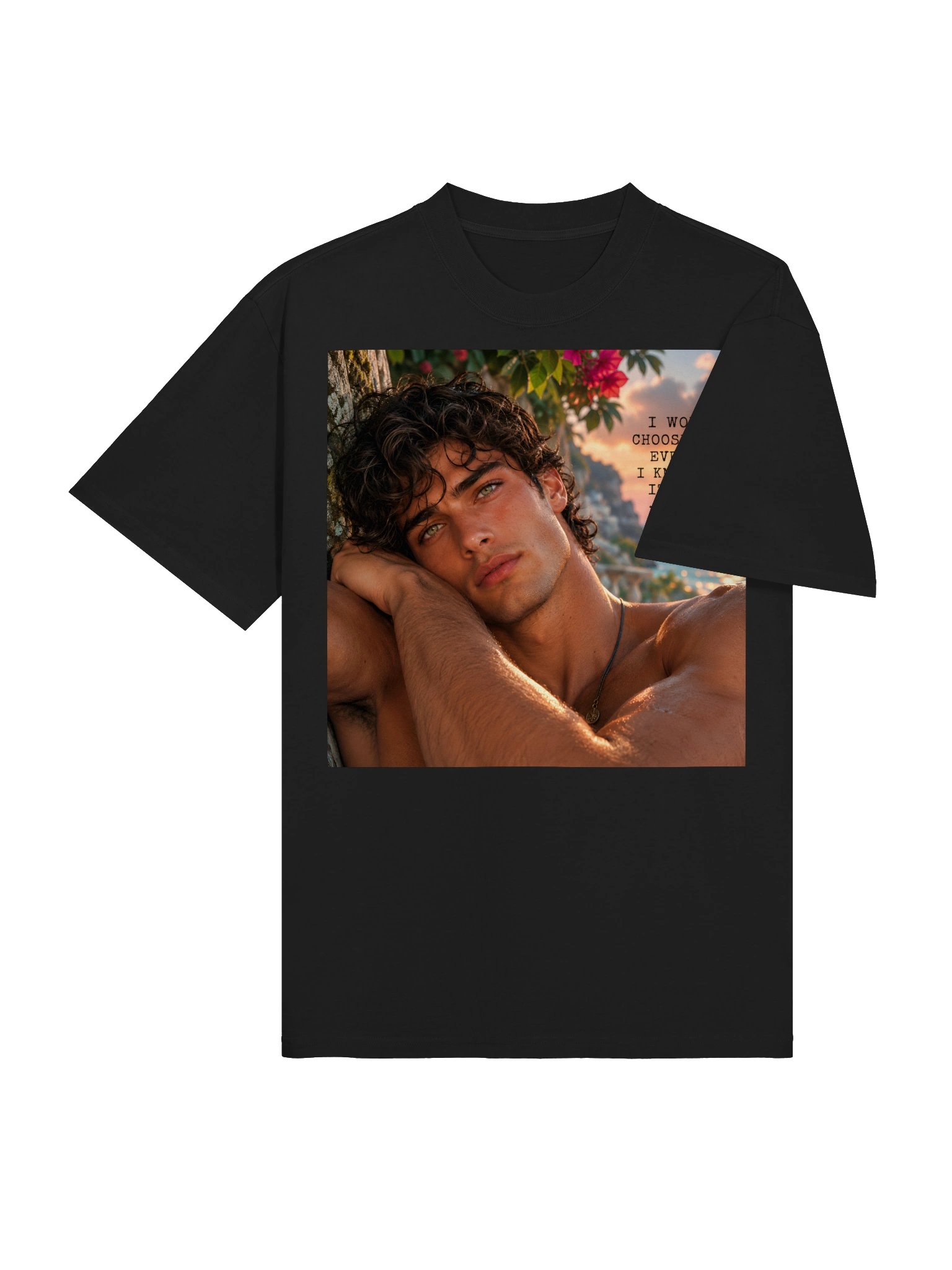 I Would Choose You Romantic T-Shirt | Emotional Love Quote Unisex Graphic Tee | Dark Romance Shirt | Anniversary Gift product image (5)