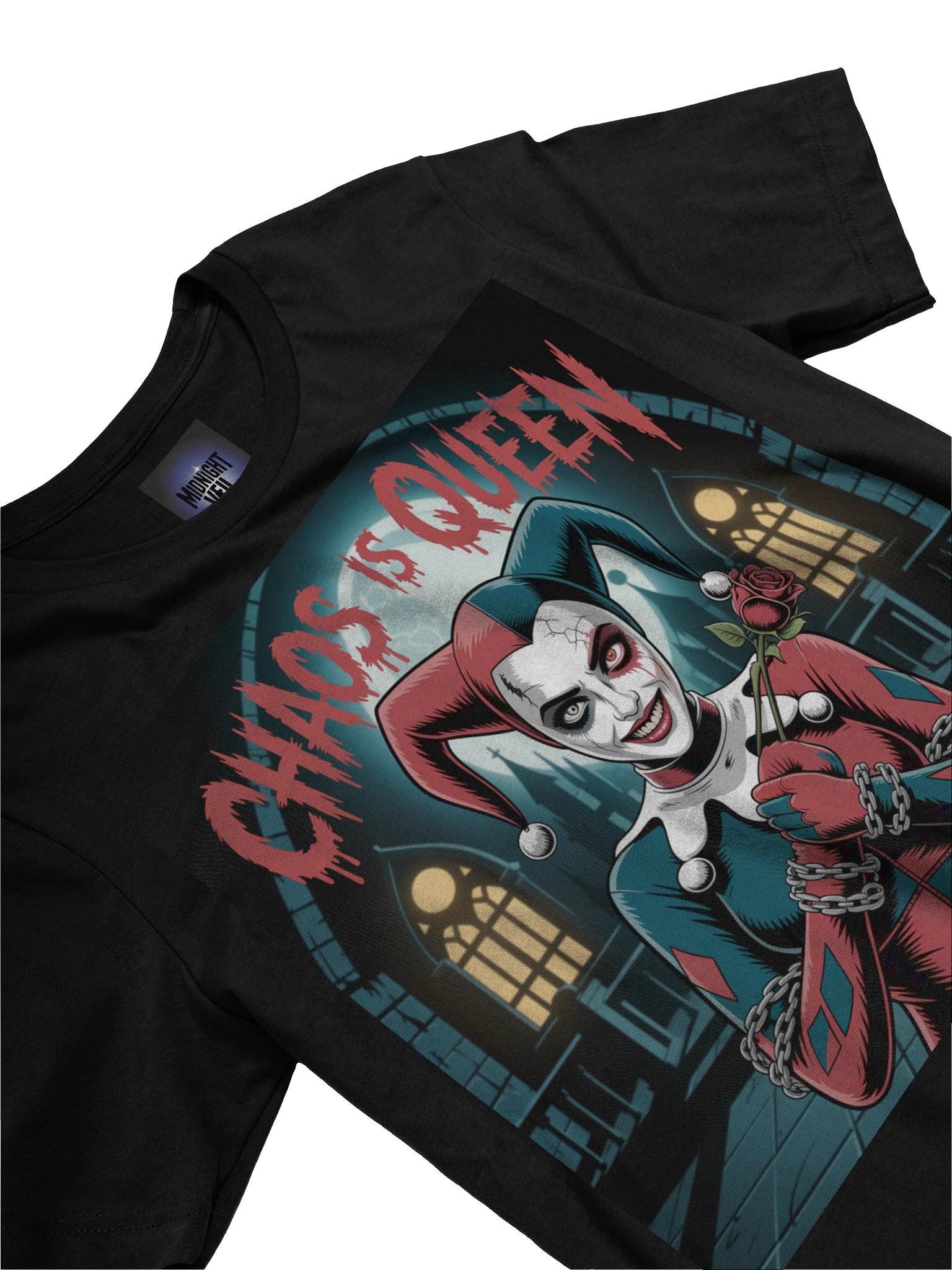 Chaos is Queen: Harley Quinn Gothic Dominion T-Shirt product image (5)