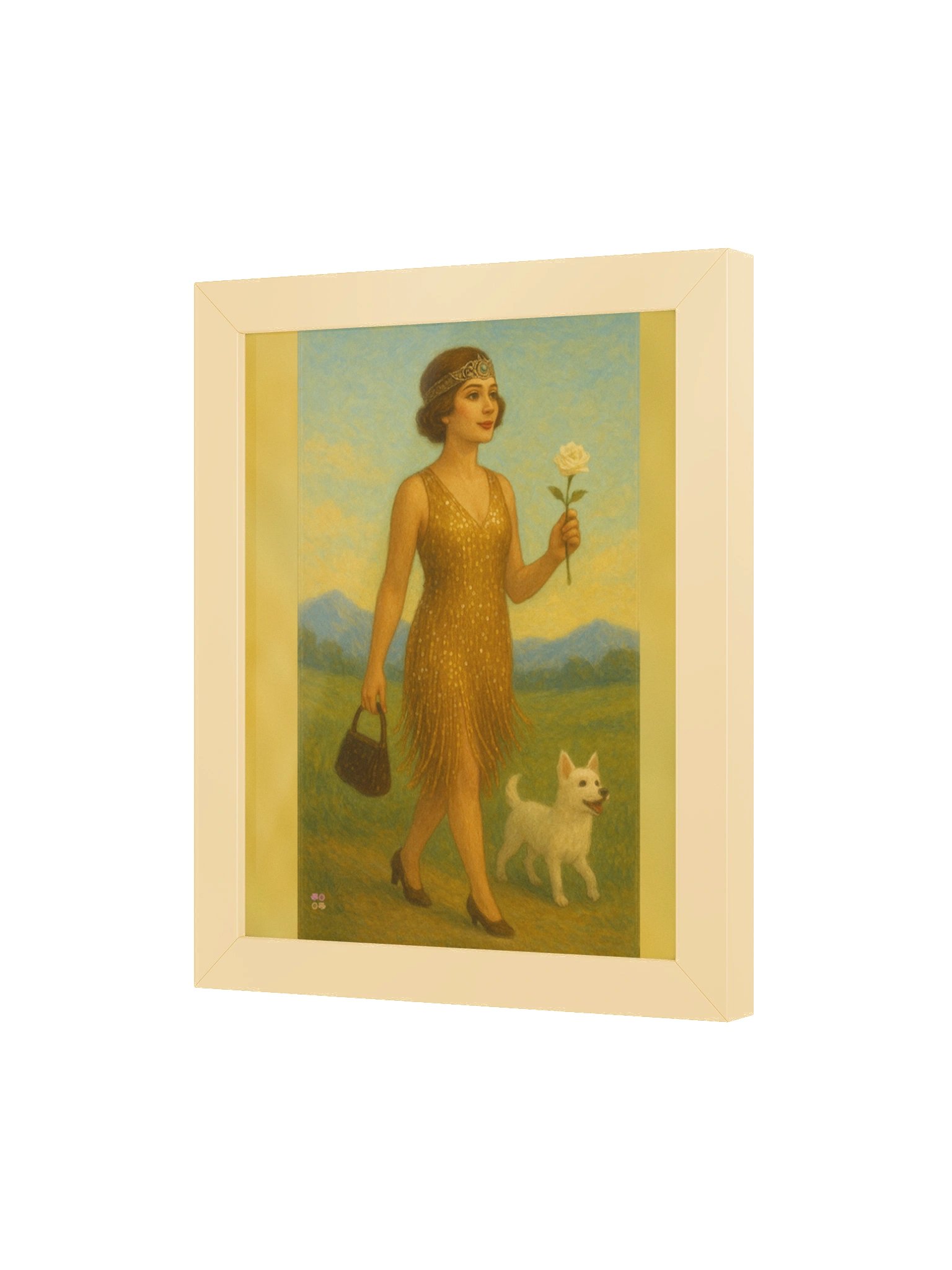 0 The Fool Tarot Art Framed Poster product image (3)