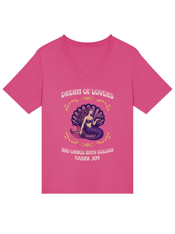 Pink V-Neck Women - Dream of Lovers and Dance with Colors product image (2)