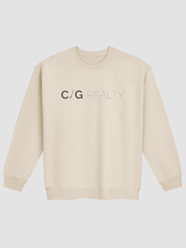 Classic Gildan Crew Neck Sweatshirt, Black Logo product image (4)