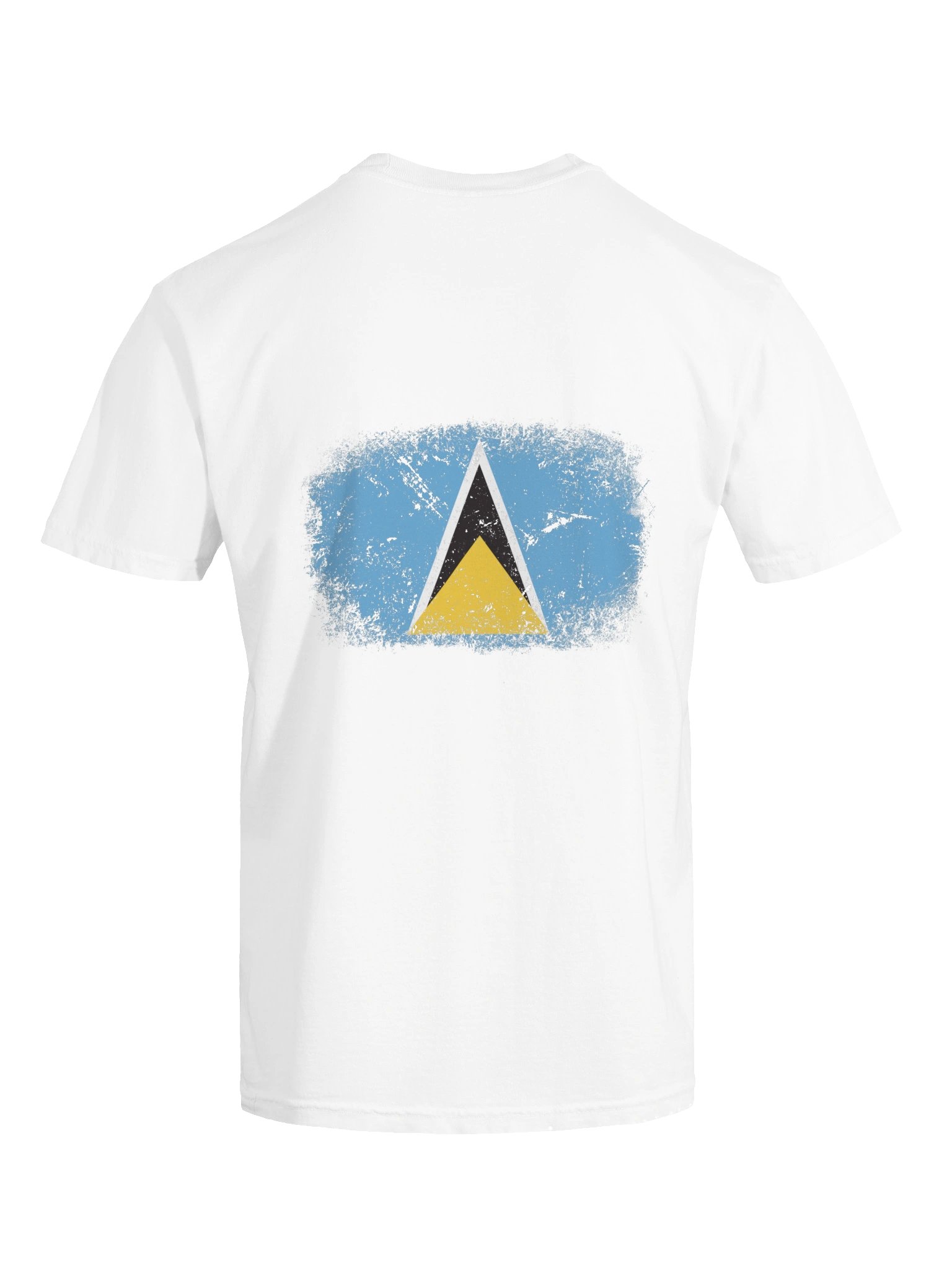 Saint Lucia Flag Streetwear Tee product image (79)