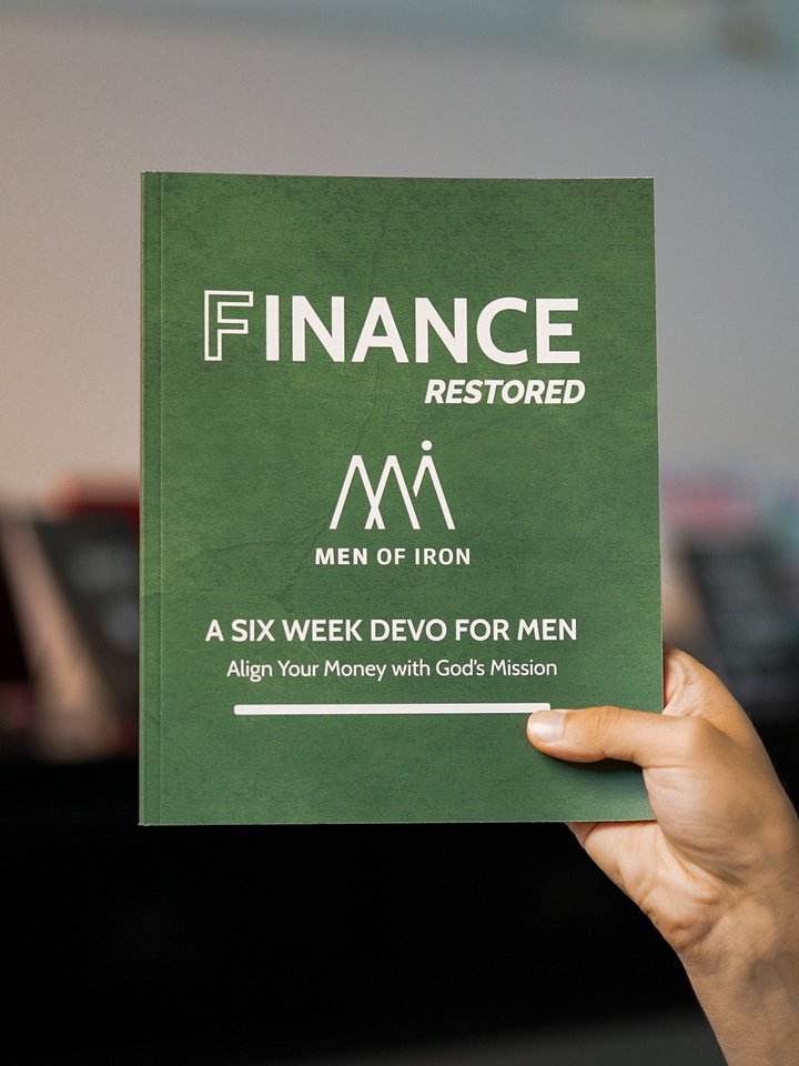 Finance Restored: A Six Week Devo for Men- Align Your Money with God's Mission (Paperback Workbook) product image (1)