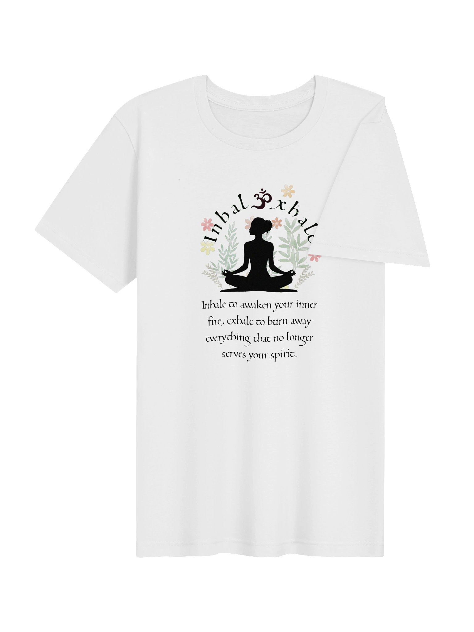 Om Floral Wreath Happy Bali Tee product image (4)