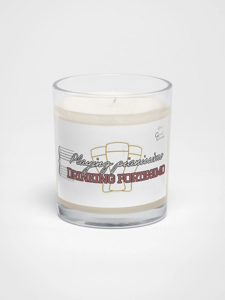 “Playing pianissimo. Drinking fortissimo.” Luxury Candle – Where Classical Meets Rockstar Energy product image (1)