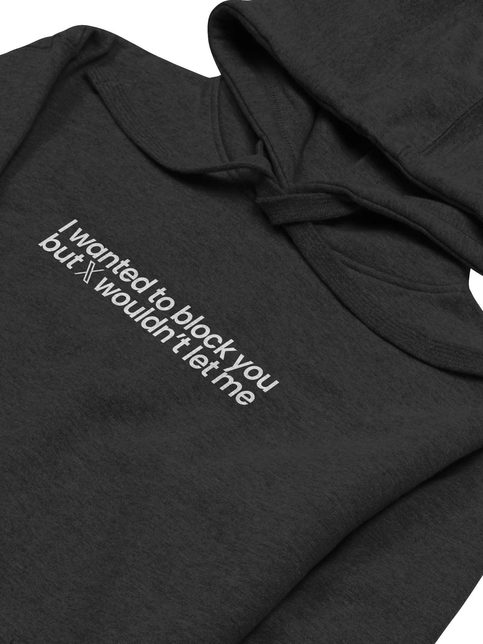 Blocked On X Hoodie - Black product image (3)