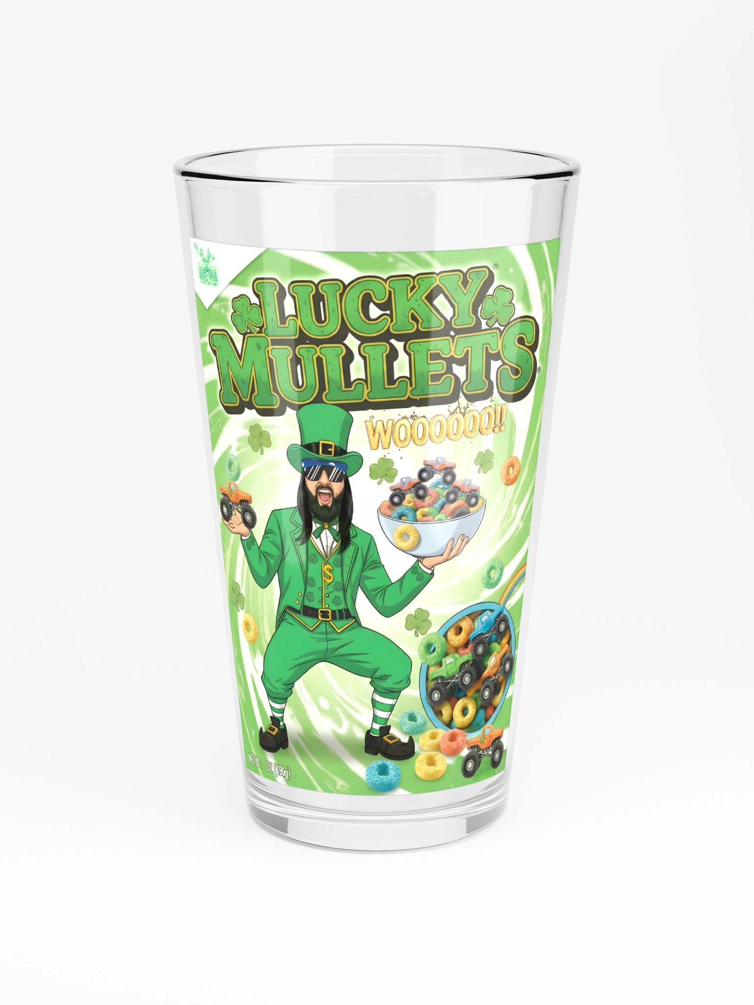 Shaker Pint Glass : LUCKY MULLET product image (3)