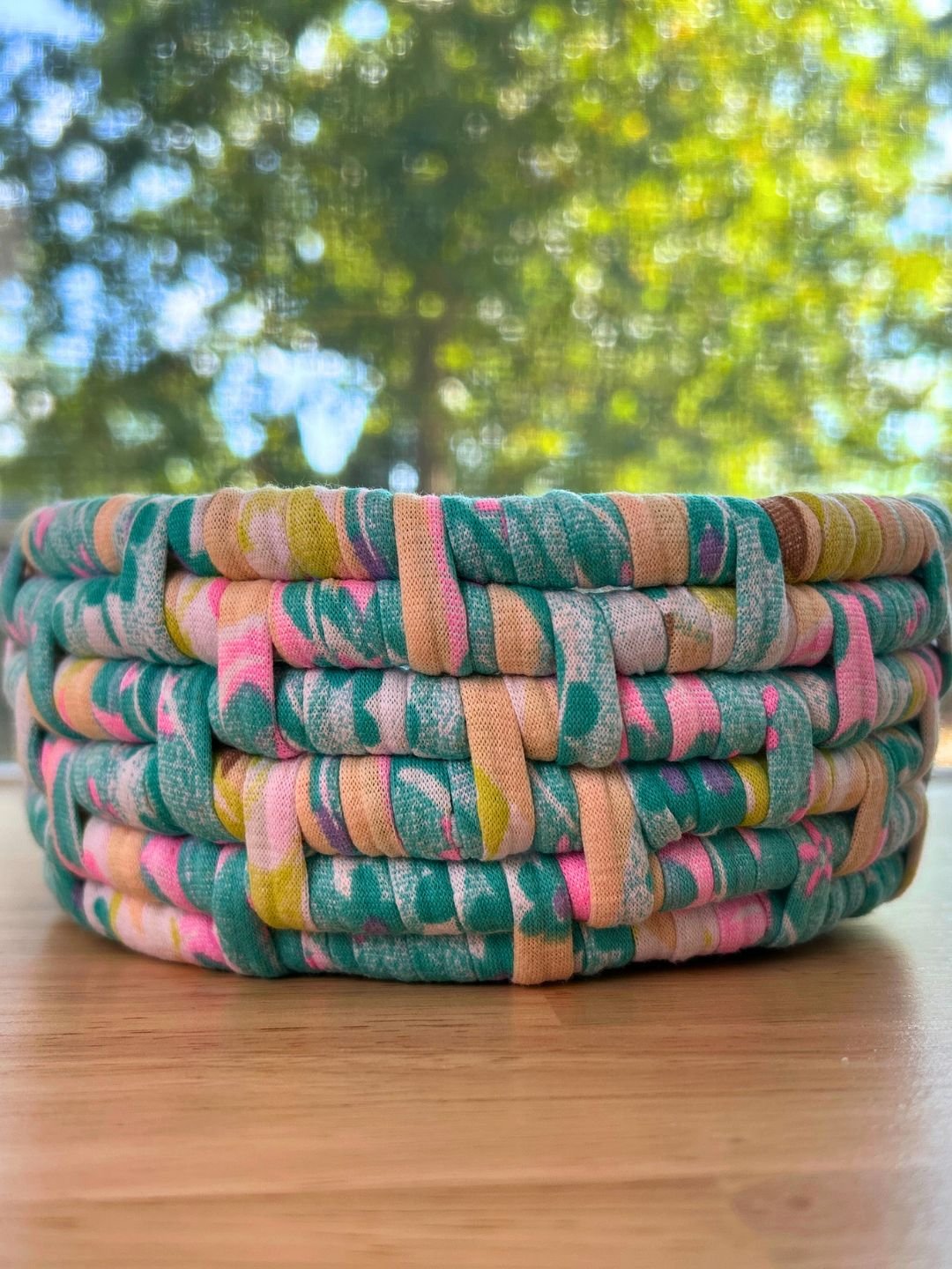 T-Shirt Yarn Coiled Basket (Digital PDF Pattern) product image (7)