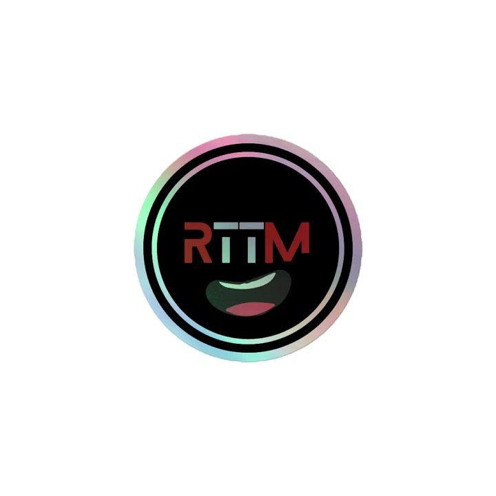 RTTM Face Holographic Stickers product image (1)