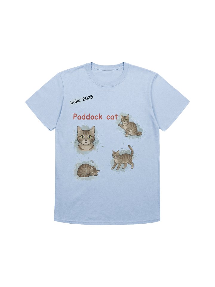Paddock Cat of Baku 2025 T-Shirt product image (1)