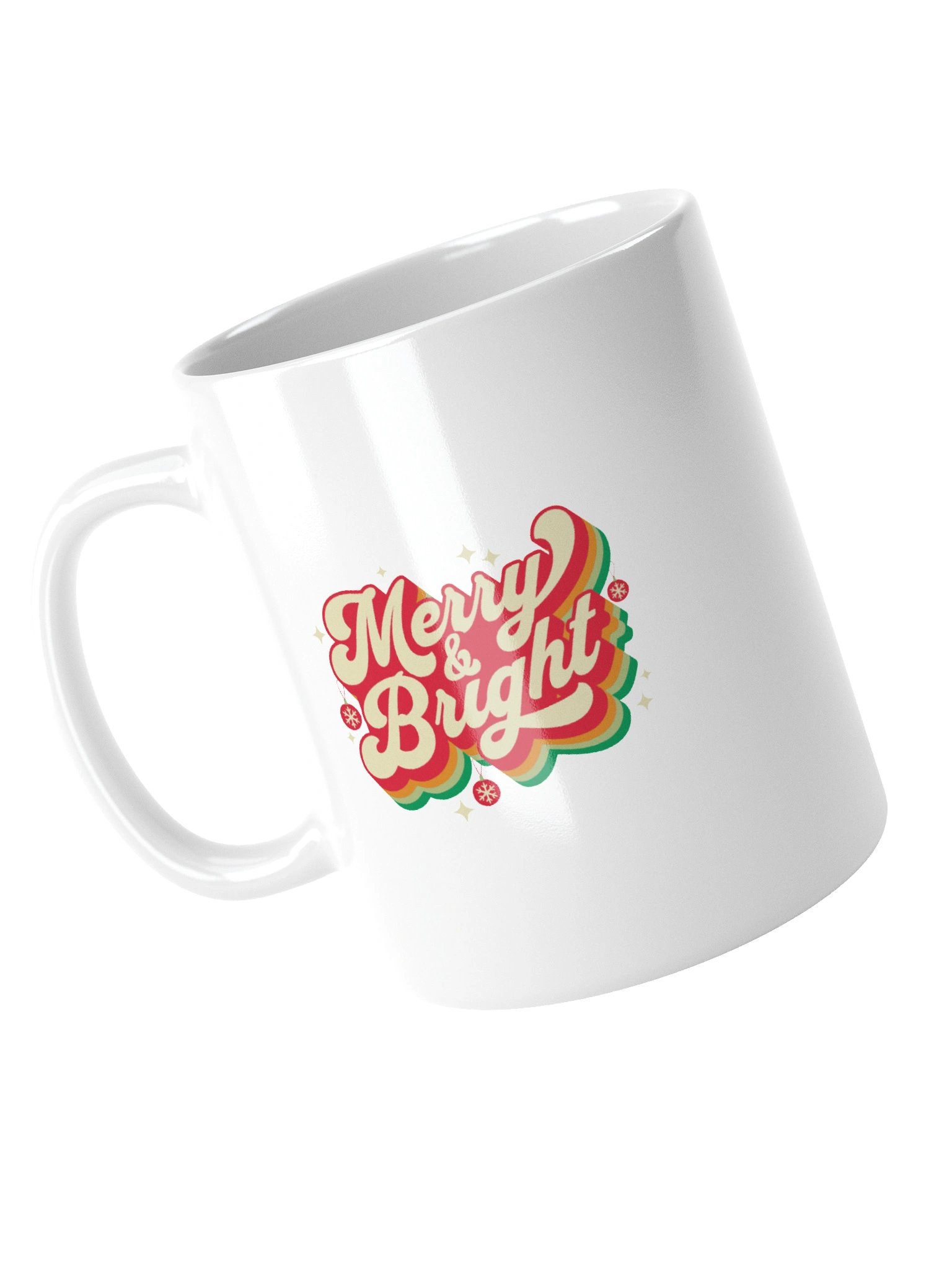 Coffee Mug Merry And Bright Retro Xmas Festive Vibes product image (12)