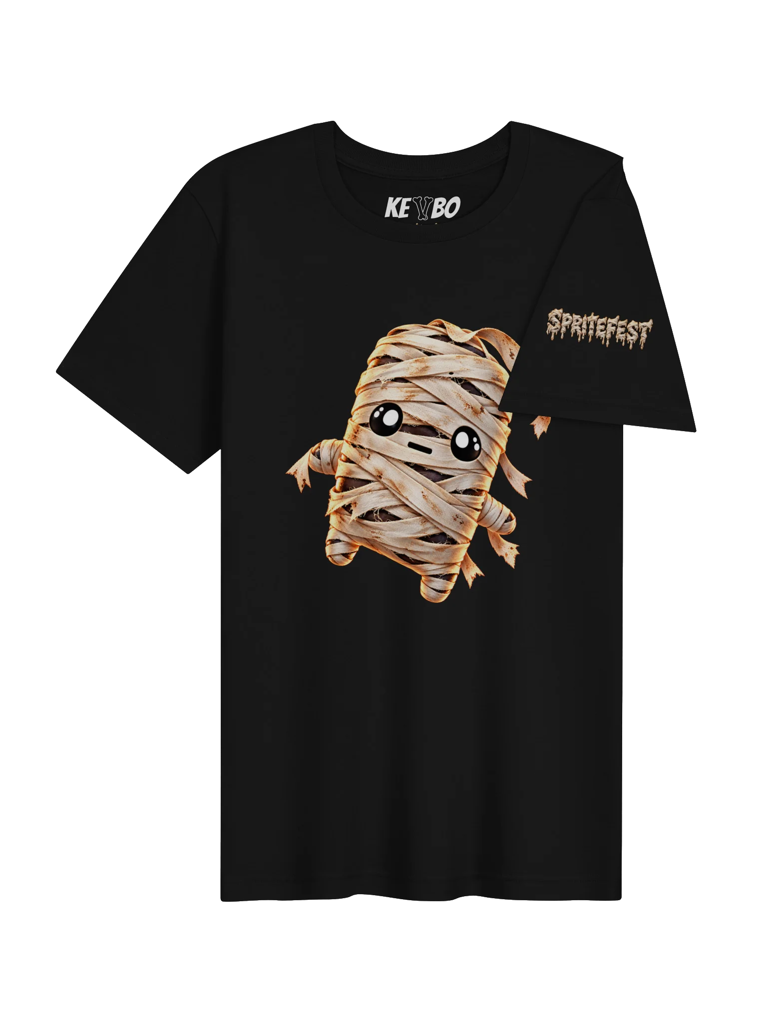 SPRITEFEST "Mummy Sprite" Black ADULT T-Shirt product image (4)