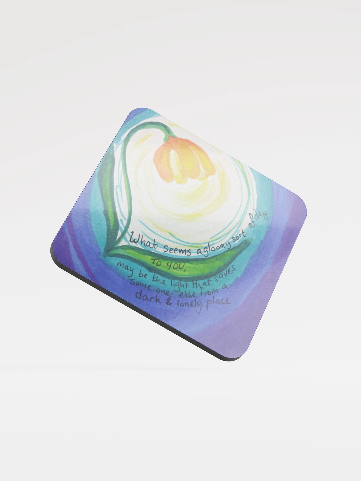 Moodle Coaster - Glow flower product image (1)