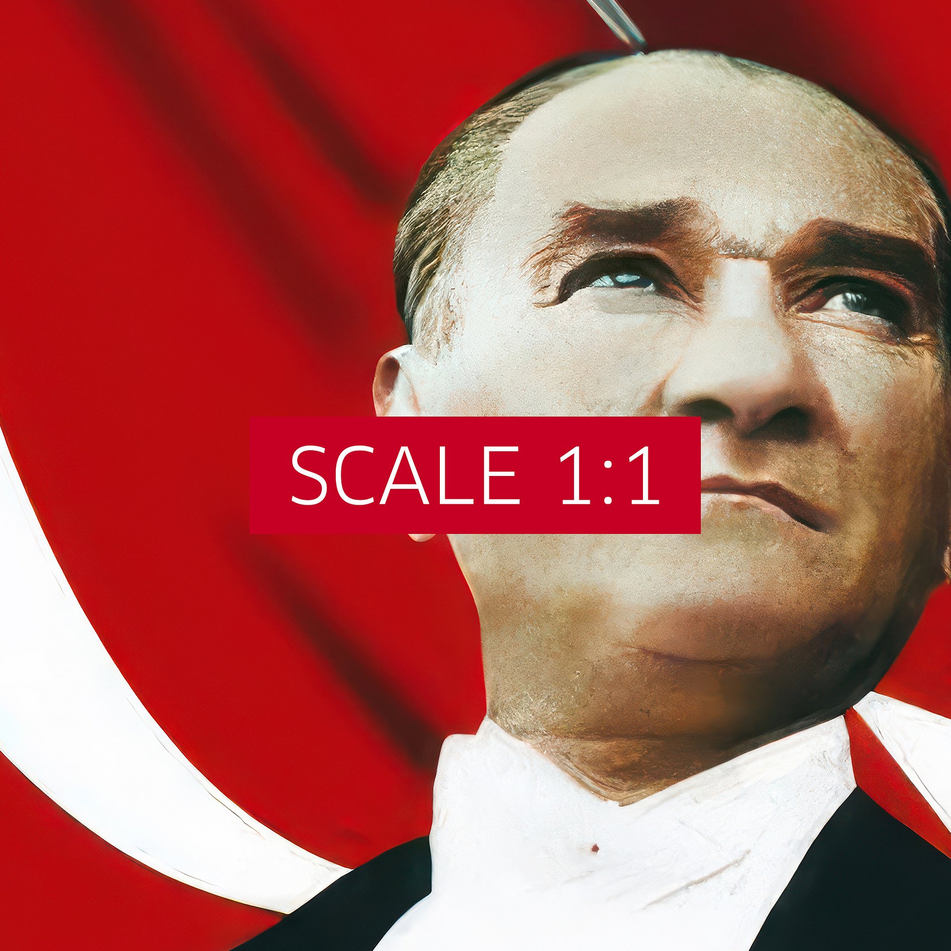 Mustafa Kemal Atatürk poster with Border — Turkey poster product image (5)