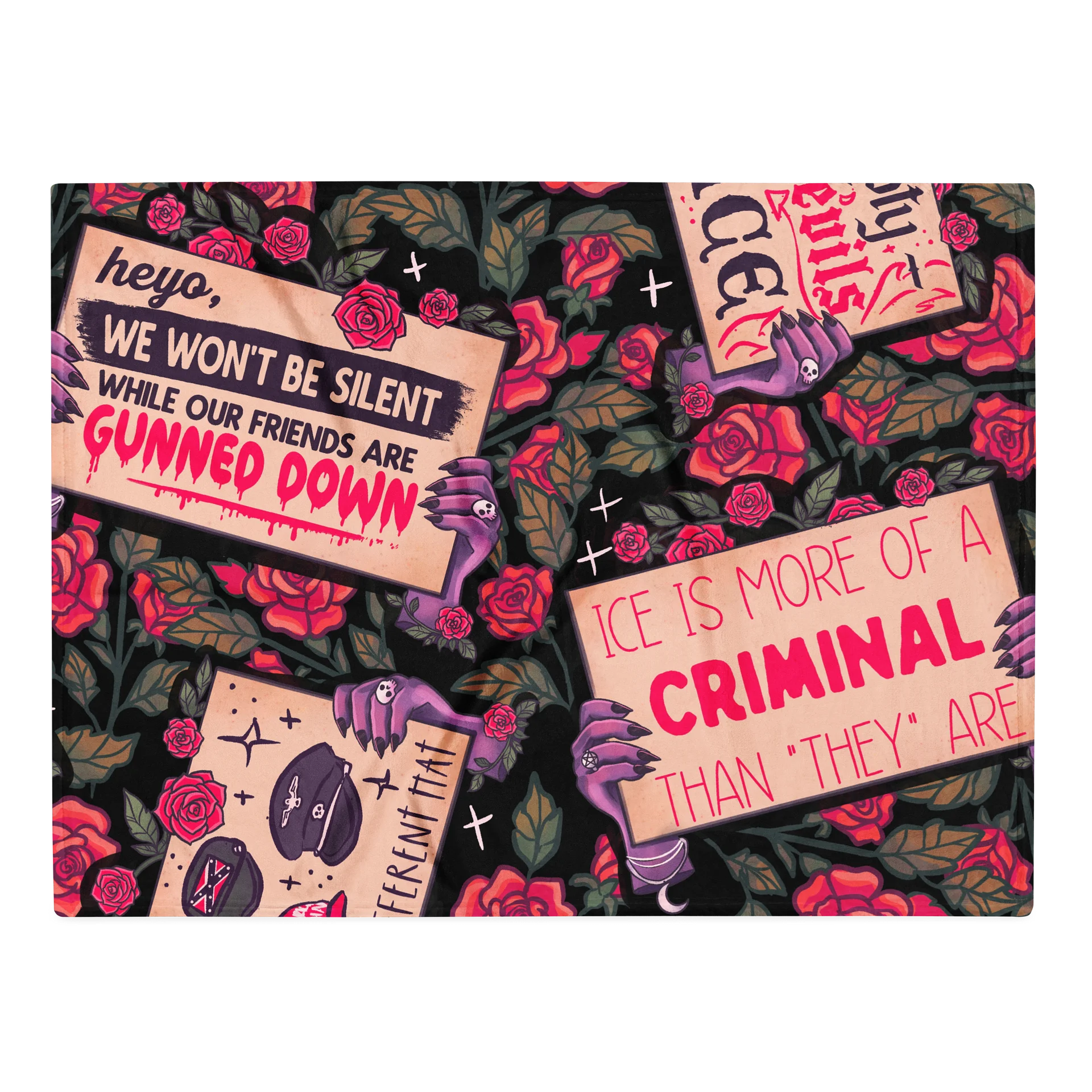 ICE Protest Blanket - Version 1 product image (2)