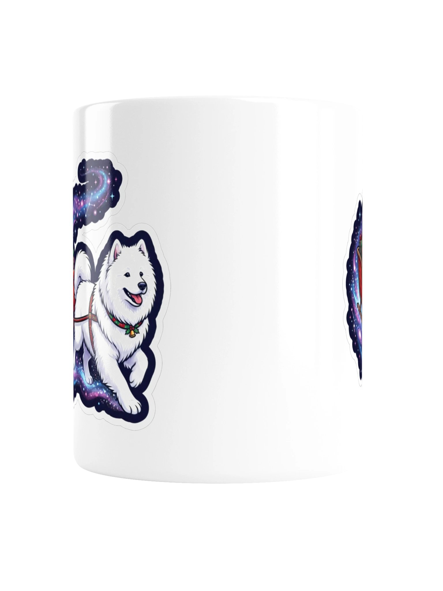 Space Sleigh Samoyed Mug product image (2)