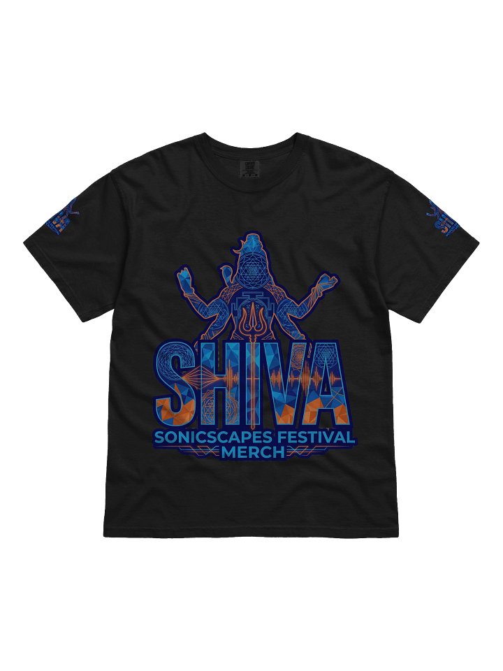 SHIVA SonicScapes Festival Tee – Psytrance Frequency Edition product image (1)