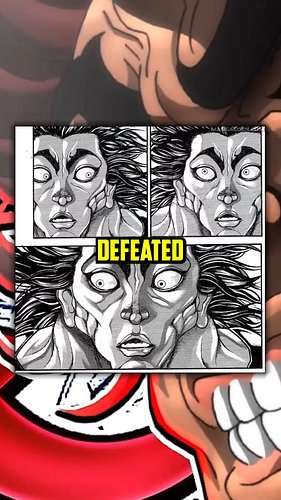 WHEN YUJIRO HANMA WAS DEFEATED IN #baki