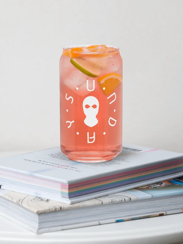 Sunday Logo Can-Shaped Glass product image (1)