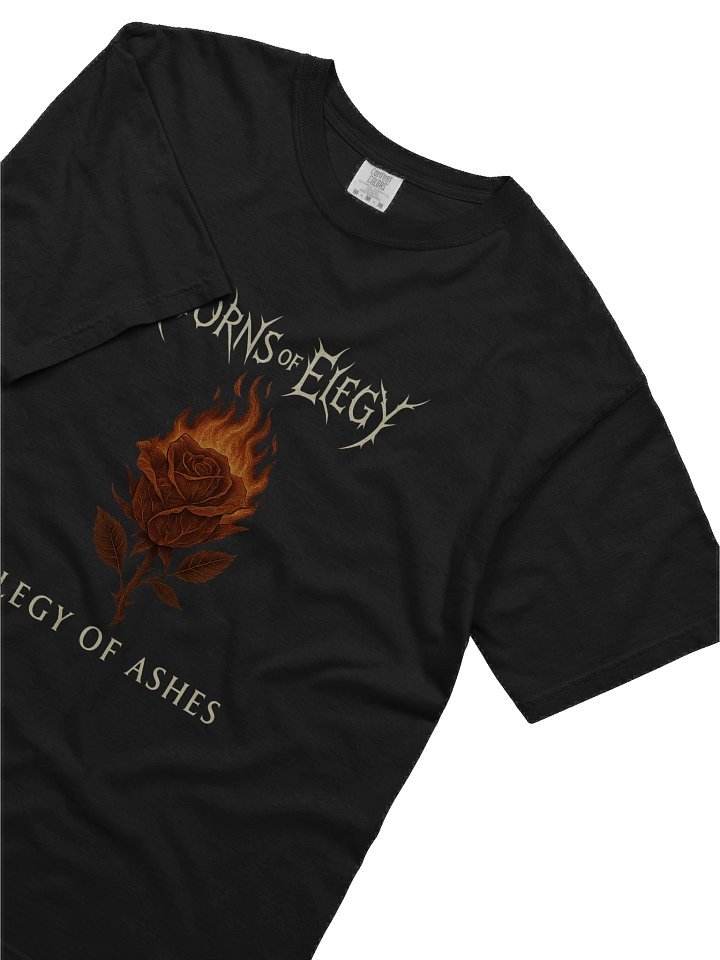Thorns of Elegy – Elegy of Ashes Burning Rose Tee product image (2)