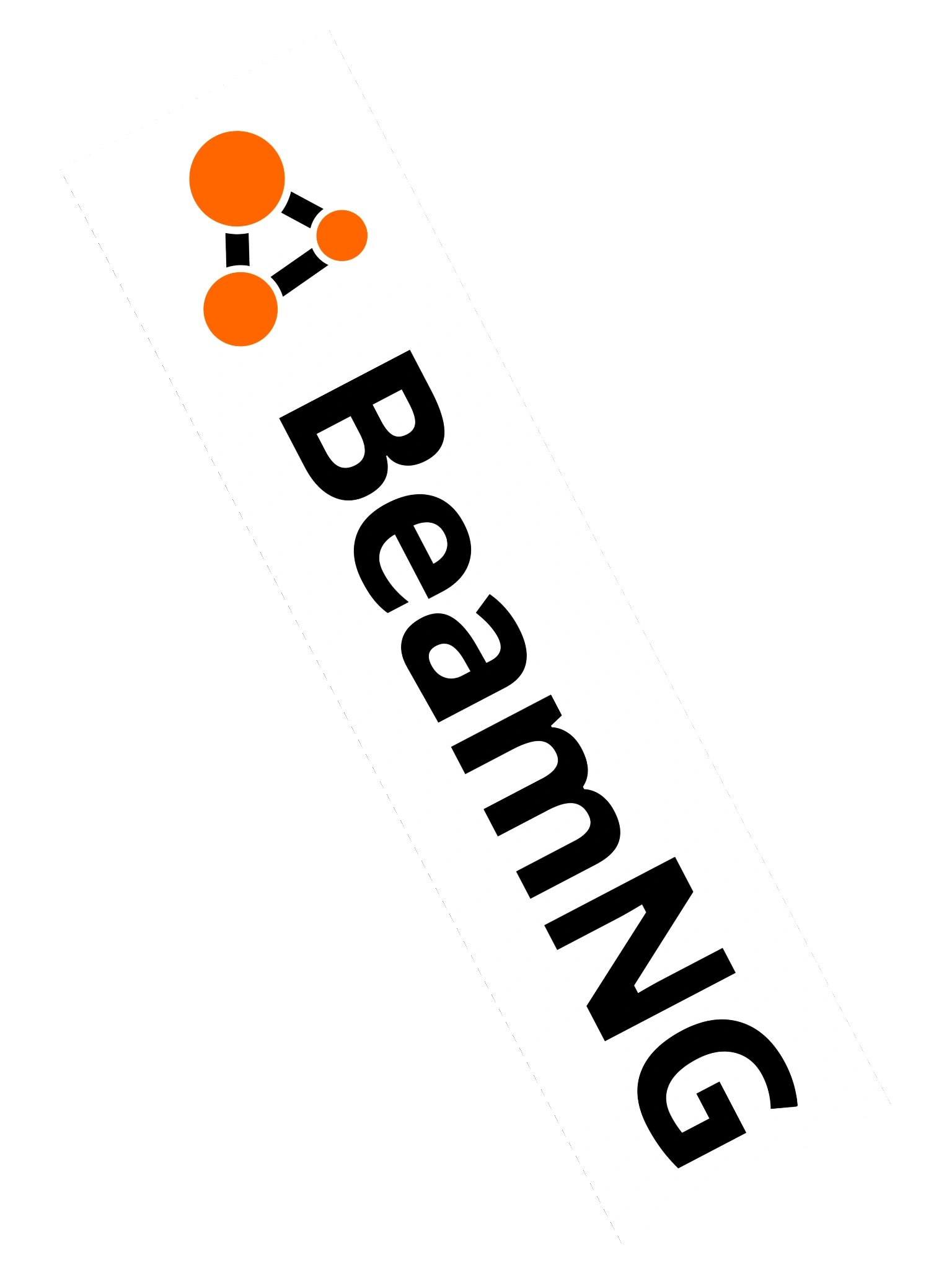 BeamNG Logo XL Sticker (Black) product image (2)