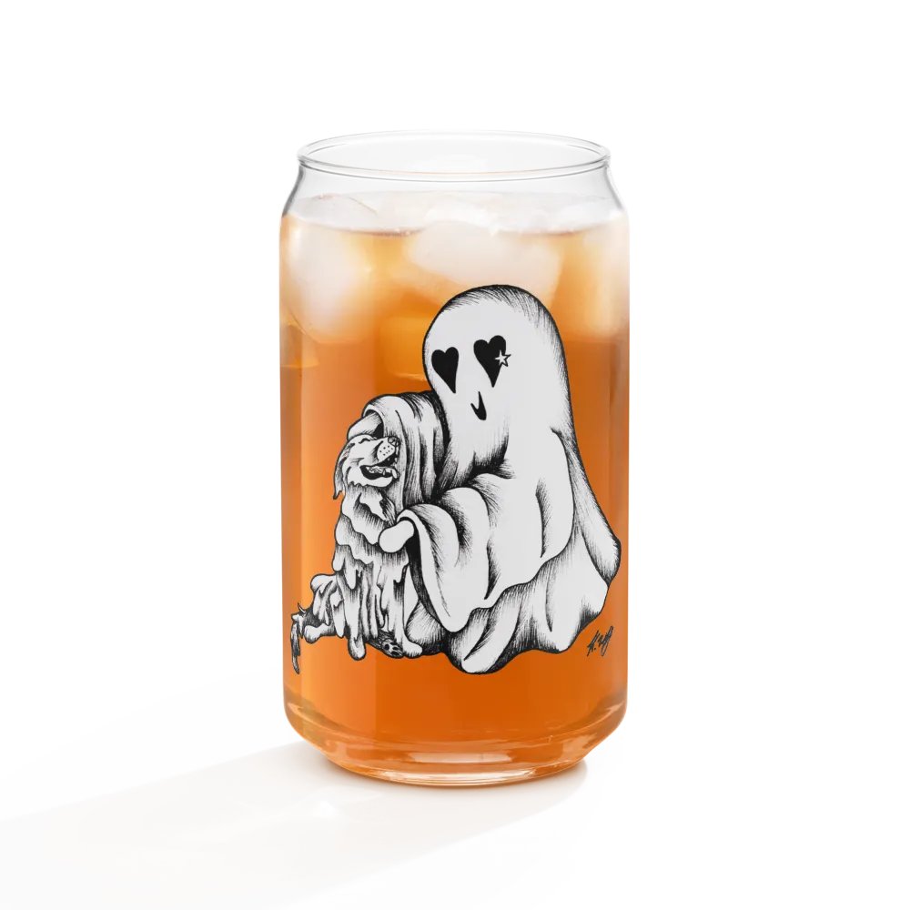 Ghost Dog and Ghost, Can-Shaped Glass product image (11)